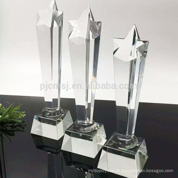 Amplamente utilizado de qualidade superior novo design personalizado troféu troféu de cristal